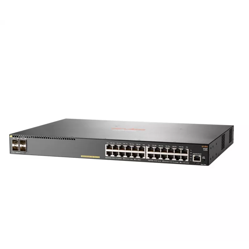 HPE Aruba Networking 2930F 24G PoE+ 4SFP+ komutatorius