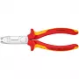 Knipex 13 46 165 kabelių nuėmiklis raudonas, geltonas