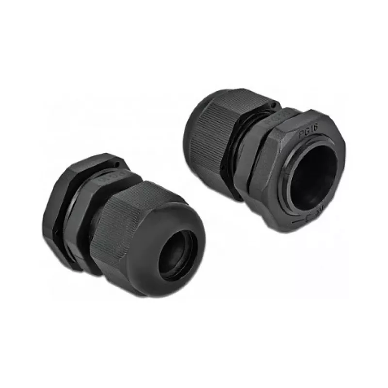 Kabelio liauka DeLOCK 60218 juoda plastikinė 10 vnt.