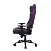 Žaidimų kėdė Arozzi Vernazza SoftFabric Purple — ergonomiškas dizainas, reguliuojami porankiai ir aukštis