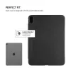 Fixed | Trinity Case | 10.9-11 colio | Dangtelis | Apple iPad 10,9 colio (2022)/iPad 11 colio (2025) | Juoda