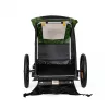 Šunų nešyklė BURLEY Tail Wagon BU-947108 — minkštas šunų gabenimo krepšys, juoda/žalia