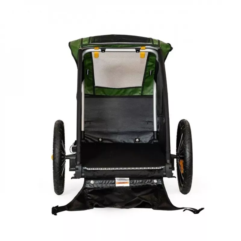 Šunų nešyklė BURLEY Tail Wagon BU-947108 — minkštas šunų gabenimo krepšys, juoda/žalia