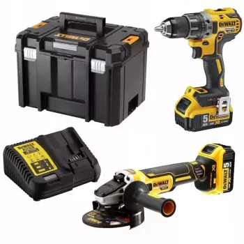 DeWALT 18V belaidis elektrinių įrankių rinkinys – gręžimo ir šlifavimo rinkinys