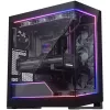 Phanteks NV5 Premium DRGB Kit + Power Hub, 3x išoriniam rėmui, 1x pagrindinės plokštės kabelio dangtelis - juoda