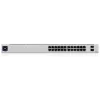 Ubiquiti UniFi 24 prievadų PoE valdomas L2/L3 Gigabit Ethernet (10/100/1000) „Power over Ethernet“ (PoE) 1U sidabrinis