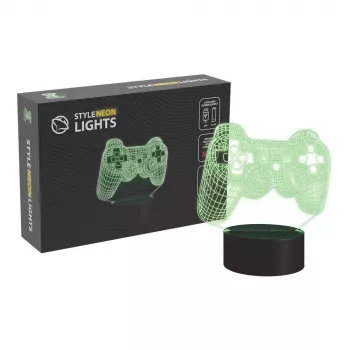 Stalinė lempa MANTA SNL57RGB RGB 3D šviesos dekoracija, RGB LED, dekoratyvus 3D efektas