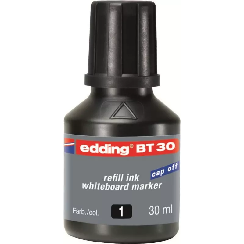 Užpildas žymekliui Edding BT 30 juodas 30 ml — 1 vnt.