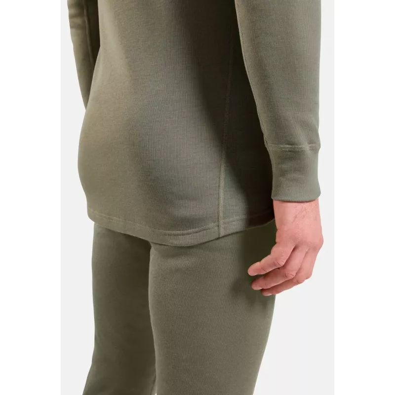 ODLO BL TOP crew neck l/s ACTIVE WARM ilgomis rankovėmis termo apatiniai, M dydis, pilka