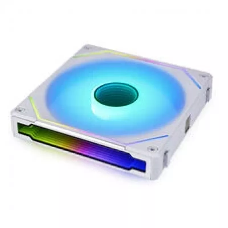 140mm Lian Li UNI FAN SL-INF belaidis ARGB PWM korpuso ventiliatorius, baltas