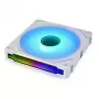 140mm Lian Li UNI FAN SL-INF belaidis ARGB PWM korpuso ventiliatorius, baltas