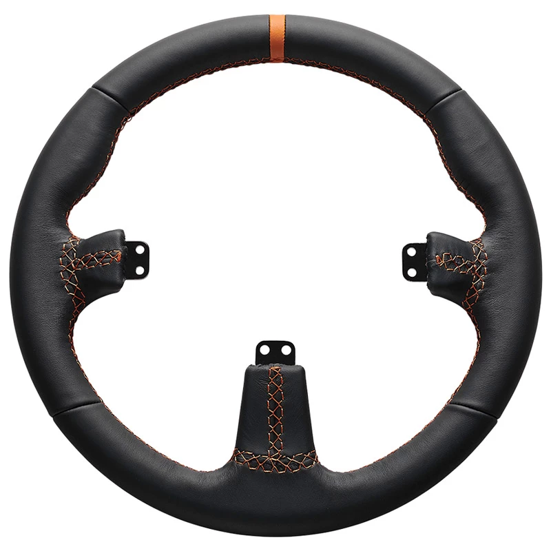 Asetek SimSports GT vairas - apvalus, odinis