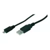 Assmann USB jungiamasis kabelis. tipas A - micro B M/M. 1,0 m. Suderinamas su USB 2.0. UL. juodas (AK-300127-010-S)