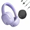 Ausinės MANTA HDP1001PU Rytmo Elegance Purple ant ausų uždedamos, laidinės, modelis HDP1001PU