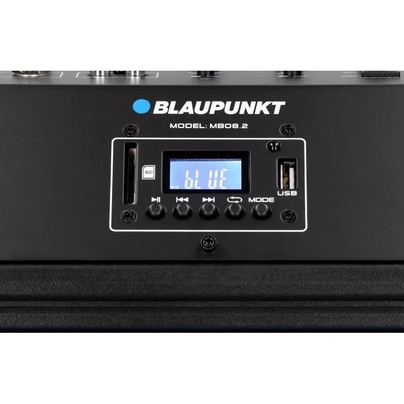 Garso sistema MB08.2 PLL FM USB/SD/BT Karaoke LED