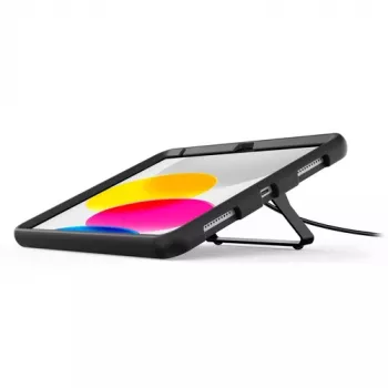 Compulocks iPad 10,2 Secured Kickstand - Bumper for Tablet - Stovas - Metalas, guma - Juoda - Apple 10,9 colio iPad (102KS01KL)