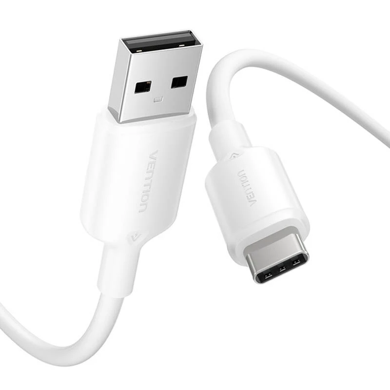 Kabelis USB-C į USB2.0 / 1 m baltas Ctqwf Vention