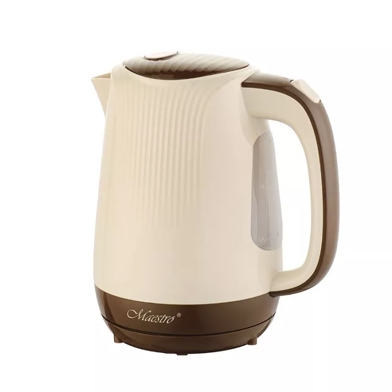 Feel-Maestro MR042 smėlinis elektrinis virdulys 1,7 L Smėlinė, Ruda 2200 W