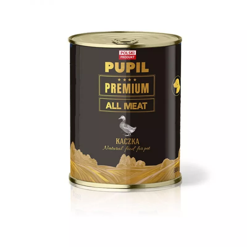 PUPIL Premium All Meat Gold Duck - šlapias šunų ėdalas - 800 g