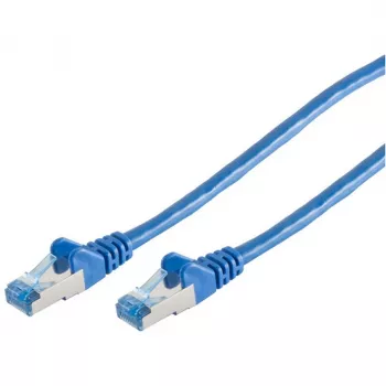 Tinklo kabelis ShiverPeaks 75711-B CAT 6A S/FTP PIMF mėlynas, urminis duomenų kabelis