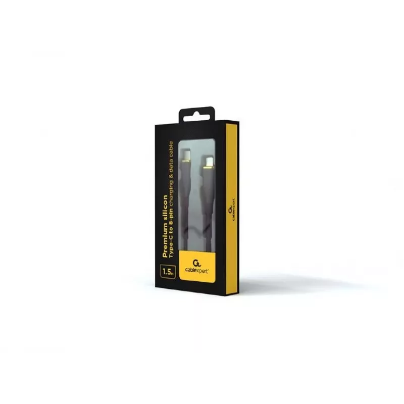 Lightning laidas GEMBIRD CC-USB2S-CM8PM-1.5M-BK, 1,5 m