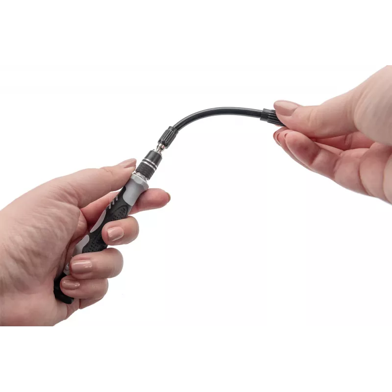 Digitus precizinio mechaniko atsuktuvų rinkinys, 115 dalių, 98 antgaliai, saugos Torx, šešiabriauniai, Phillips