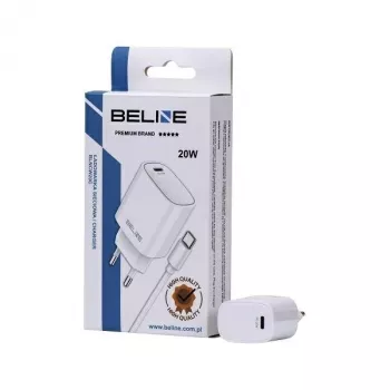 Kroviklis 20W USB-C + USB-C laidas baltas