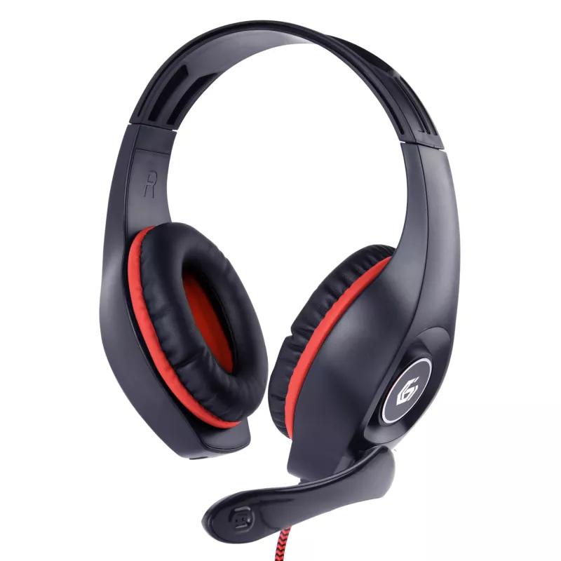 Ausinės GAMING/RAUDONA/JUODA GHS-05-R Gembird