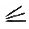 Mėtymo peilių rinkinys KAL22 KAL22-CZ — 3 juodi plieniniai mėtymo peiliai, ašmenys 165 mm, ilgis 275 mm, svoris 240 g