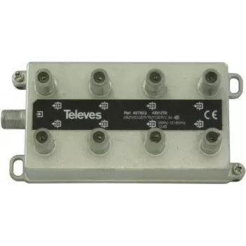Skirstytuvas Televes AZ812TD 8-ių krypčių 5–1218 MHz 12 dB