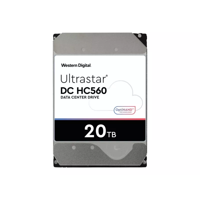 WD Ultrastar DC HC560 - Festplatte - 20TB - intern - 3.5 (8,9 cm) - SATA 6Gb/s - 7200 U/min - Puffer: 512MB (0F38785)