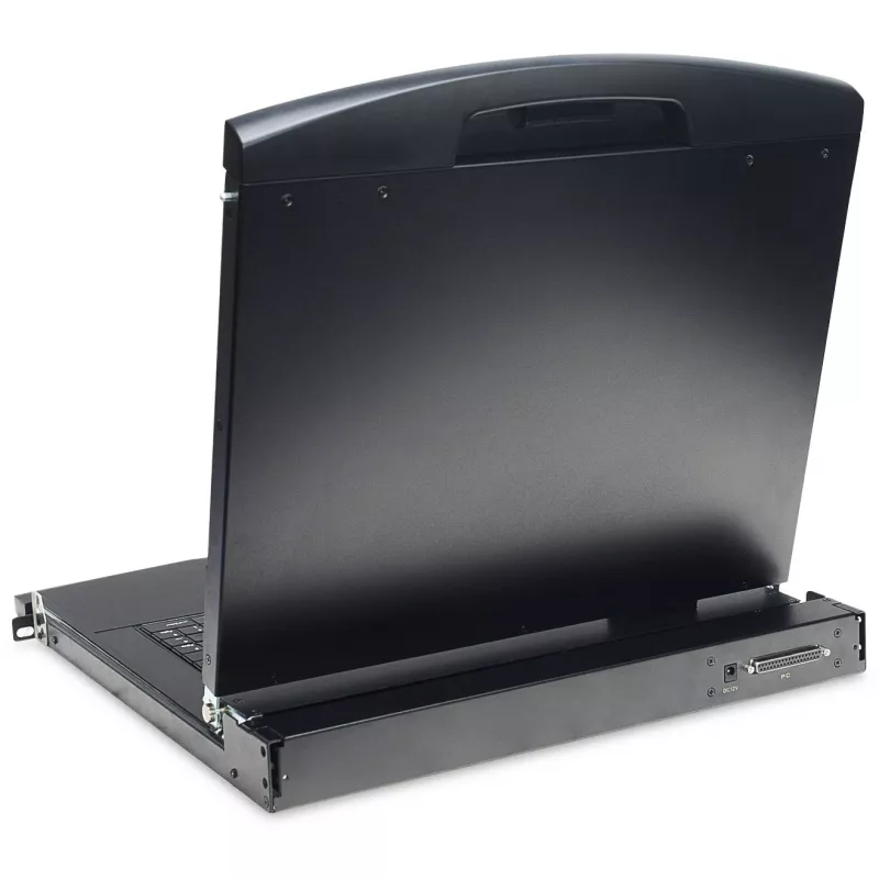 19 colių LCD KVM konsolė DIGITUS DS-72211-5US, 16 prievadų Cat 5, 1366x768, JAV tarptautinė klaviatūra
