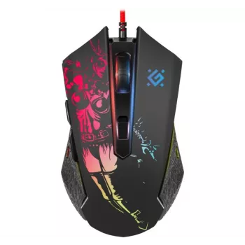 Žaidimų optinė laidinė pelė DEFENDER GM-933 SIN'SISTER 7200dpi 6P RGB