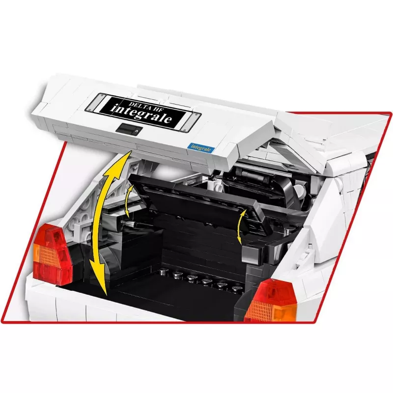 Cobi Lancia Delta HF Integrale EVO Executive Edition – mastelio 1:12 konstravimo žaislo modelio rinkinys