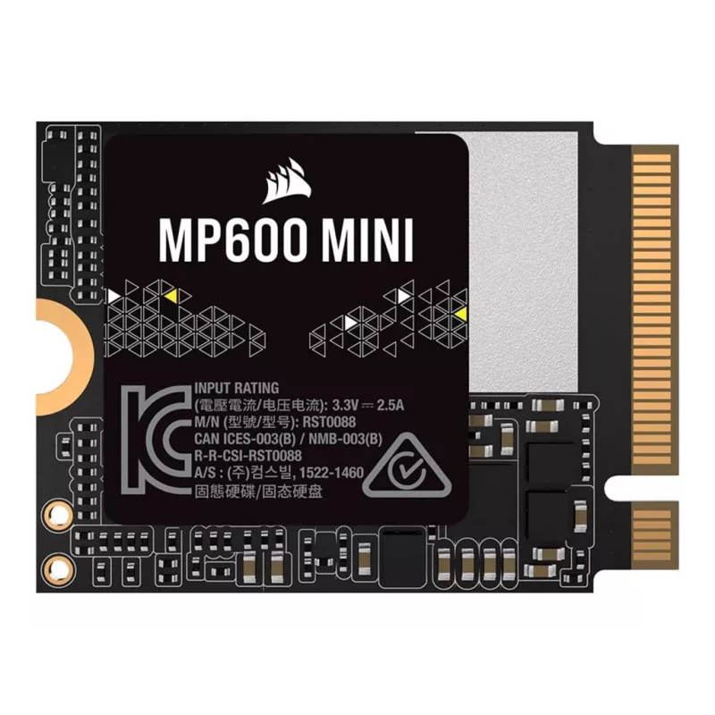Corsair MP600 Mini - SSD - 2 TB - vidinis - M.2 2230 - PCIe 4.0 x4 (NVMe)