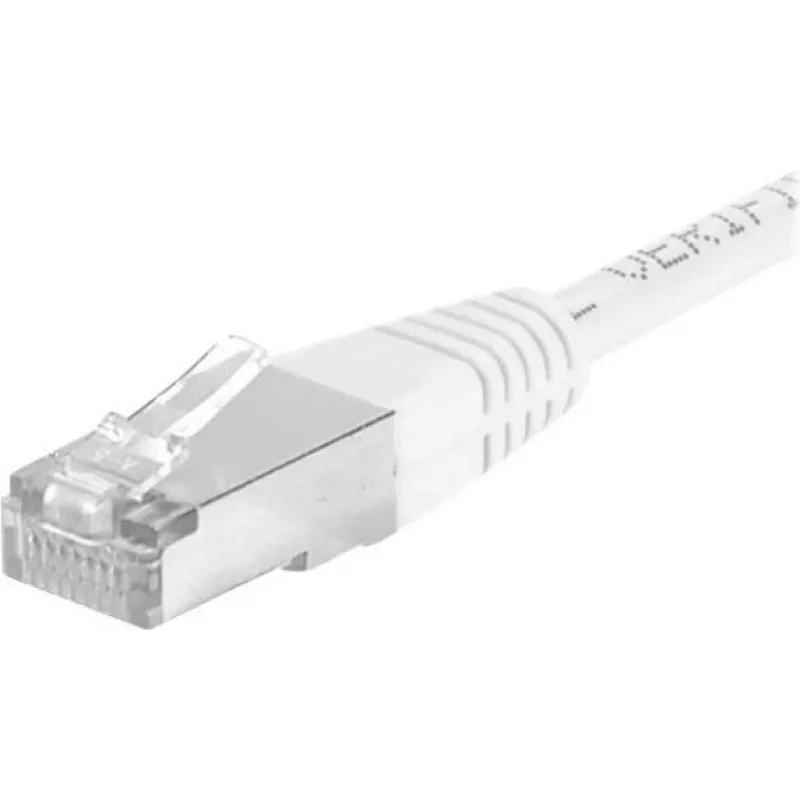Tinklo kabelis Dexlan 858360 0,5 m Cat6a S/FTP baltas