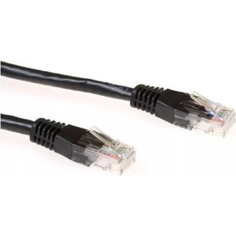 Ewent 1,0 m Cat6 UTP tinklo kabelis juodas 1 m U/UTP (UTP)