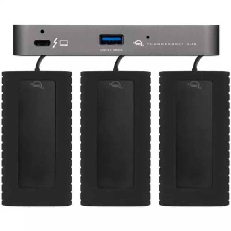 Other World Computing OWC Thunderbolt Hub - Šakotuvas - 4 x USB-C - Staliniam kompiuteriui (OWCTB4HUB5P)