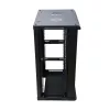 Prie sienos montuojama spinta Extralink Rackmount cabinet 18U 600x600 Juoda raktinis užraktas