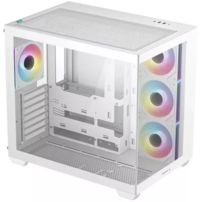 PC Case DeepCool CG530 4F WH Midi Tower Baltas