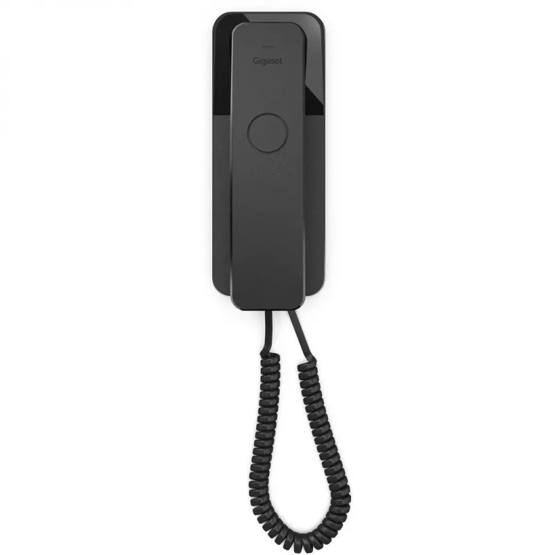 Analoginis telefonas Gigaset DESK 200, juodas, laidinis ragelis, 10 įrašų