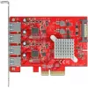 Delock PCI Express x4 kortelė su 4 išoriniais SuperSpeed USB 10 Gbps (USB 3.2 Gen 2) USB Type-A lizdais - USB adapteris - PCIe 3.0 x4 - USB 3.2 Gen 2 x 4 (90481)