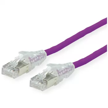 Datwyler - komutacinis kabelis - RJ-45 (V) į RJ-45 (V) - 5 m - SFTP, PiMF - CAT 6a - ekranuotas, be halogenų, nesikabinantis, vytos gyslos - alyvinis (21.05.0556)