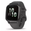 Išmanusis laikrodis GARMIN Venu Sq 2 — 1,4 colio AMOLED, 40 mm korpusas, pilkai pilka spalva, GPS, SpO2, NFC