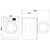 Indesit FFD 11489 BV EE Skalbimo mašina, A, Pakraunama iš priekio, Skalbimo talpa 11 kg, 1351 aps./min., Gylis 60,5 cm, Balta | Whirlpool