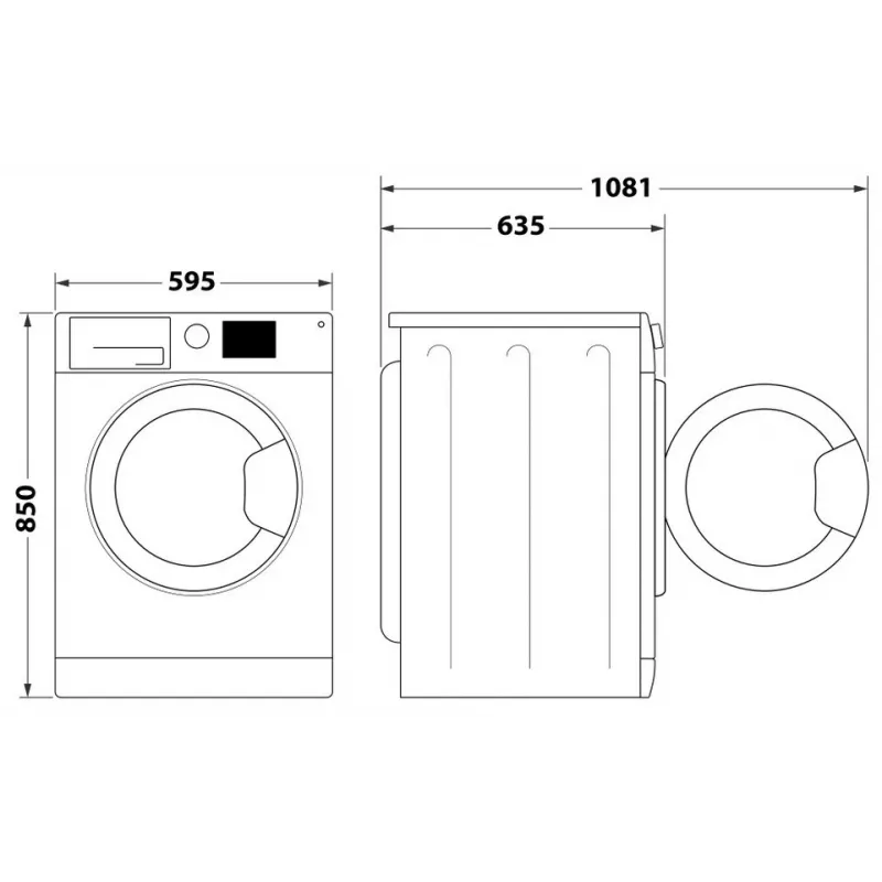 Indesit FFD 11489 BV EE Skalbimo mašina, A, Pakraunama iš priekio, Skalbimo talpa 11 kg, 1351 aps./min., Gylis 60,5 cm, Balta | Whirlpool
