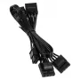 Modulinis maitinimo bloko kabelis, skirtas Continuum serijos maitinimo blokams, 4× Molex jungtys Kolink KL-CPL-MXC