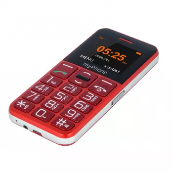 myPhone Halo Easy 4,32 cm (1,7 inch) 70 g Pilka, Raudona Įėjimo lygio telefonas