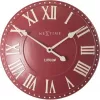 NeXtime klok 3083ro London Roman, Ø34,5 cm, Sieninis, Raudona/Balta