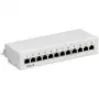 Wentronic Goobay CAT 6 Mini / Stalinis pataisų skydelis, 12 prievadų, pilkas - STP ekranuotas, pilkas (69306)